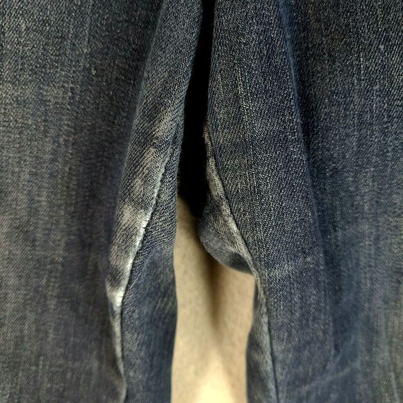 Calvin Klein Curvy Boot Women's Dark Blue Denim Jeans Size 27/4P (29x26) - Picture 4 of 12